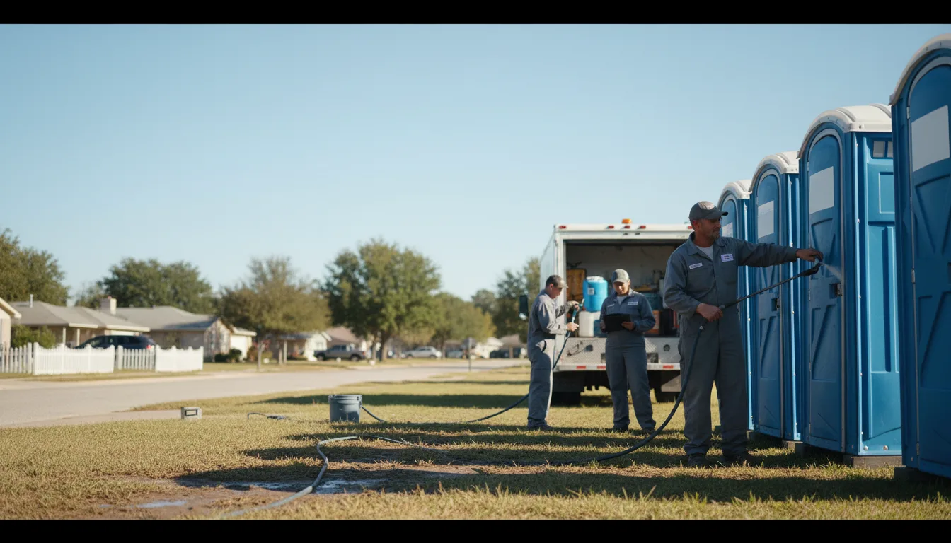 Long-Term Portable Toilet Rental in Taylor Springs, IL near me